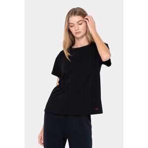 Peace Love World Women's Core Signature Tee, Black, Size XS NWT